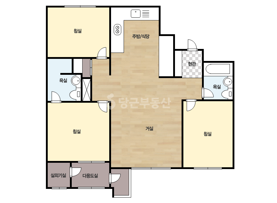 확장 평면도