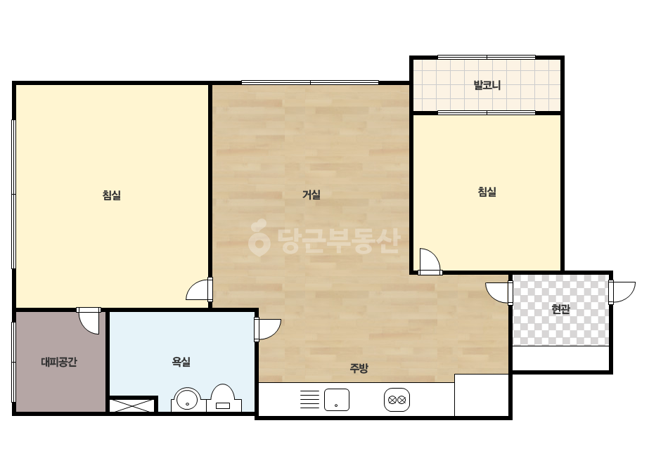 확장 평면도
