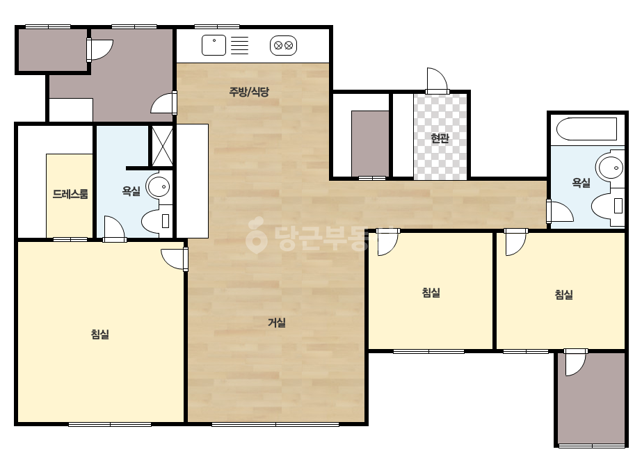 확장 평면도