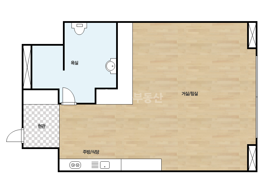 확장 평면도