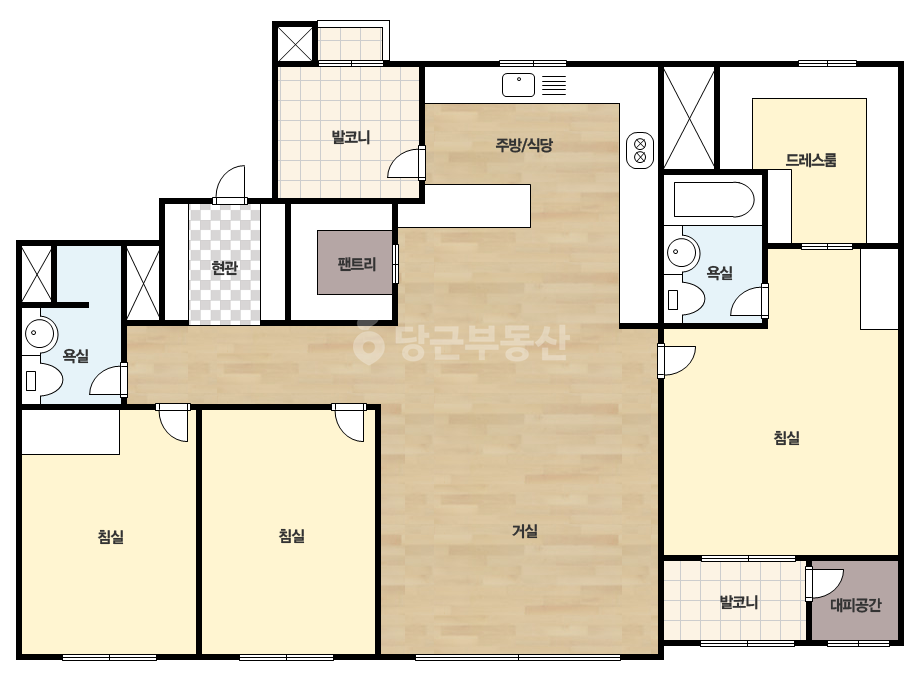 확장 평면도