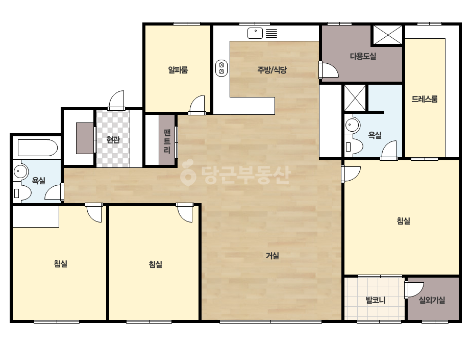 확장 평면도