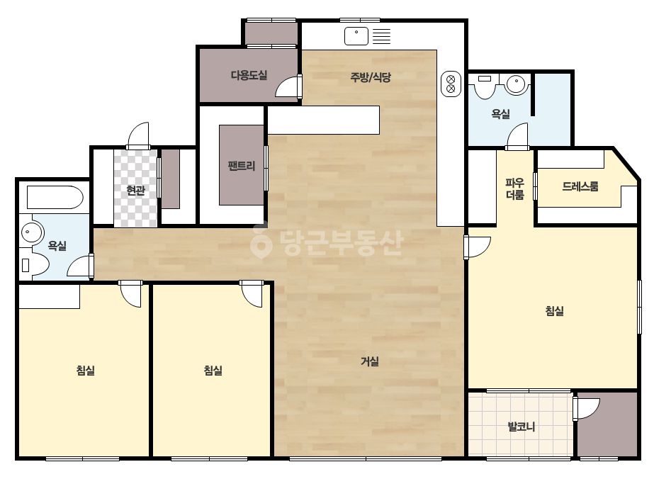 확장 평면도