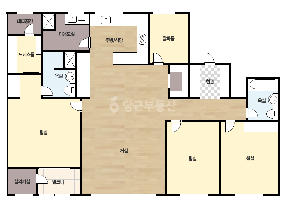 확장 평면도