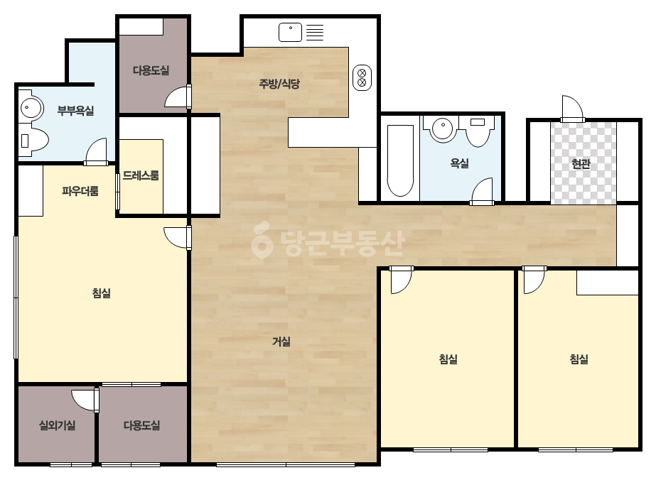 확장 평면도