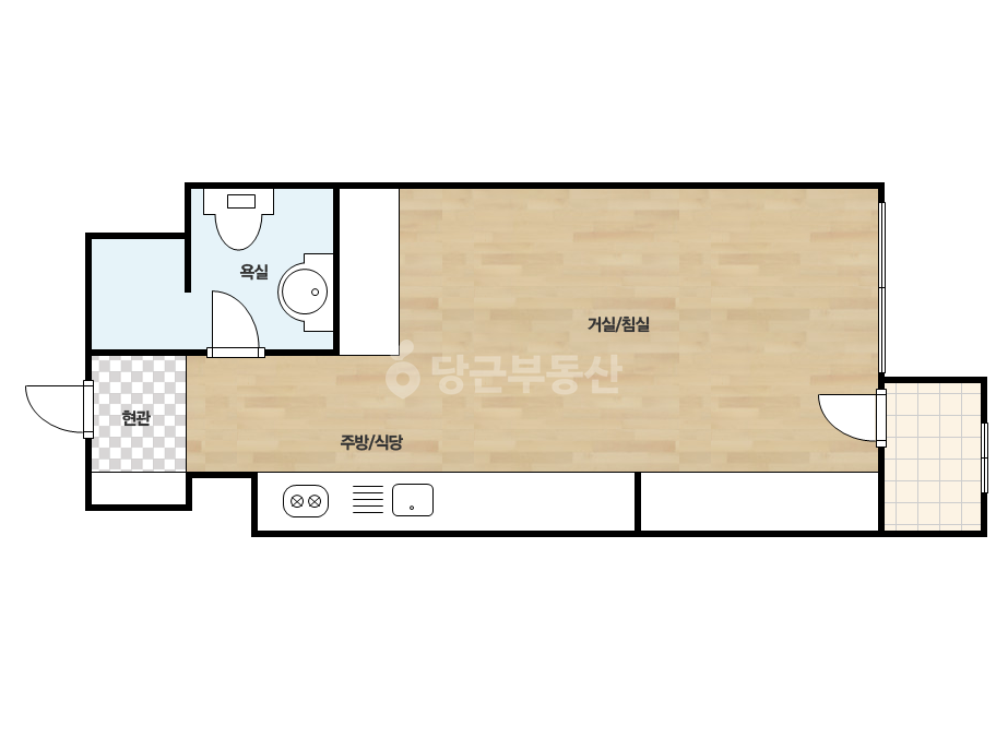 확장 평면도