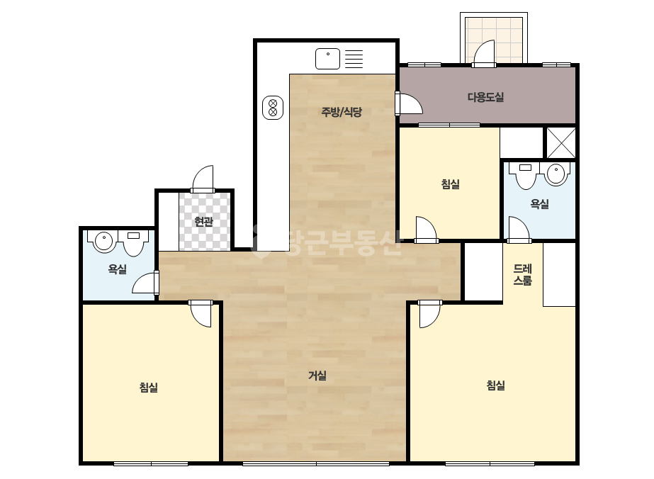 확장 평면도