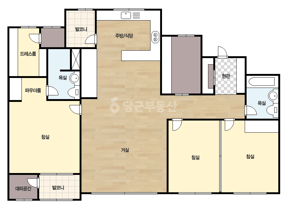 확장 평면도