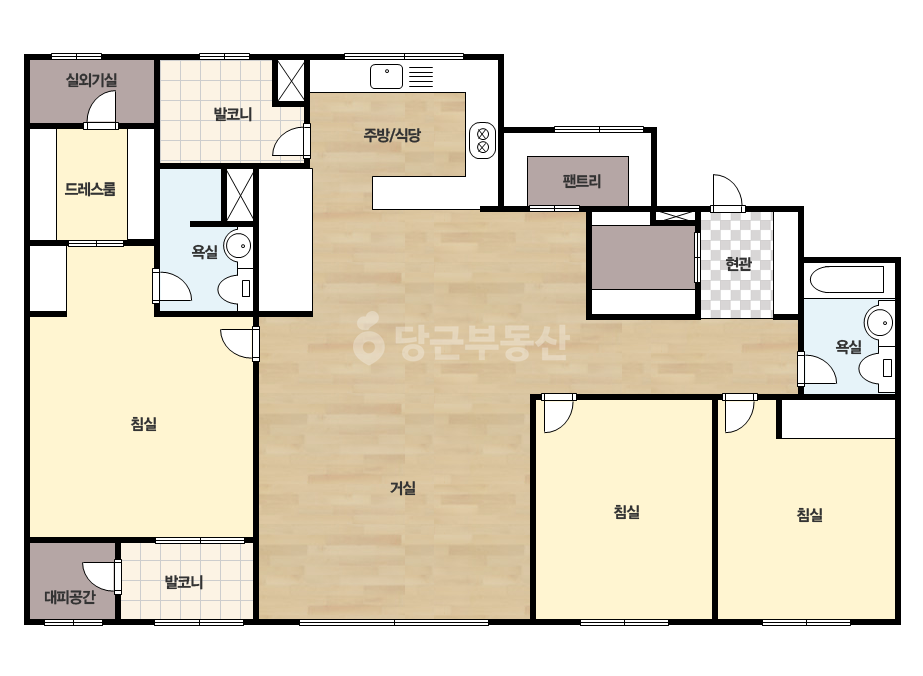 확장 평면도