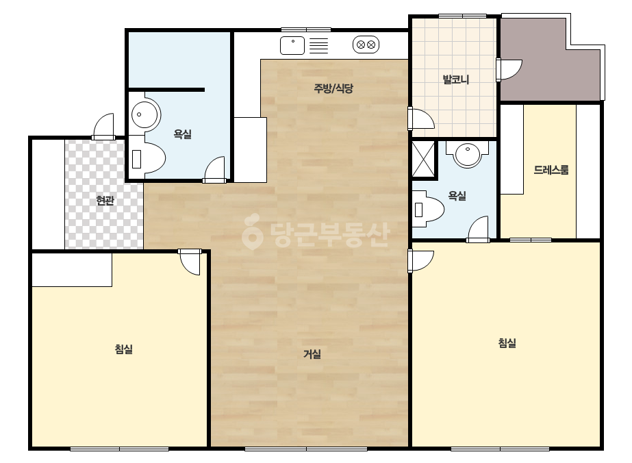 확장 평면도