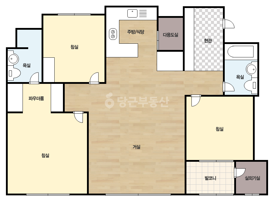 확장 평면도