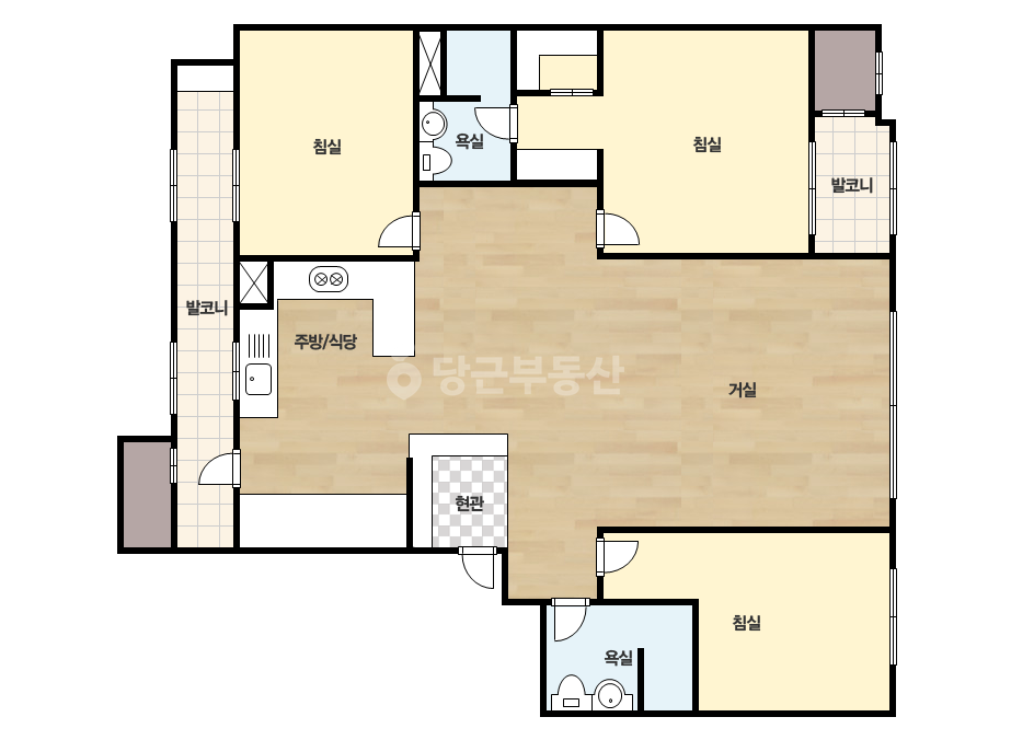 확장 평면도