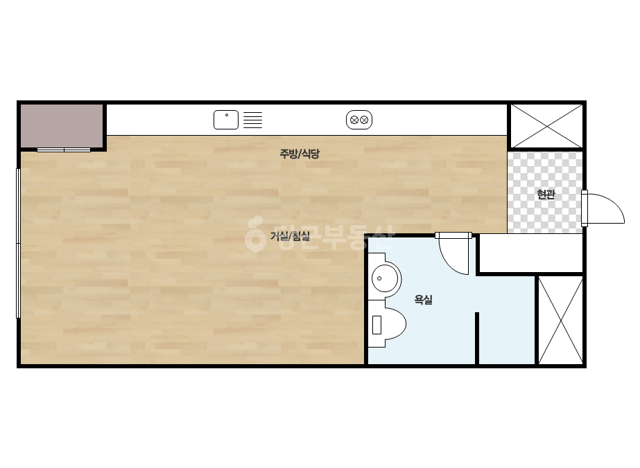 확장 평면도