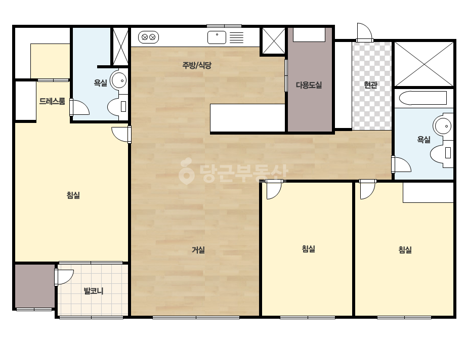 확장 평면도