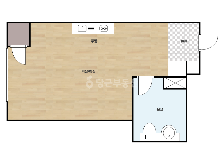 확장 평면도