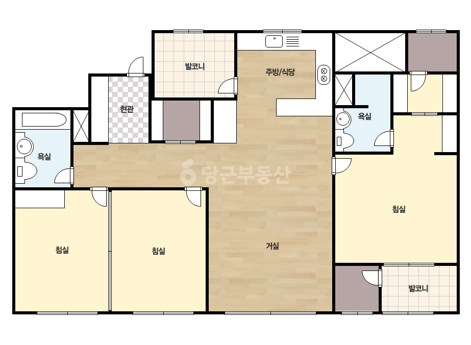 확장 평면도
