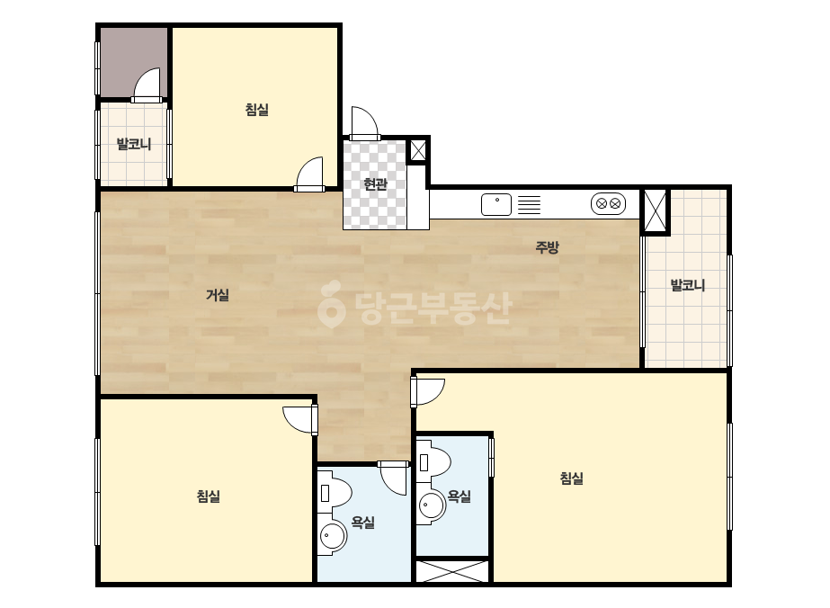 확장 평면도