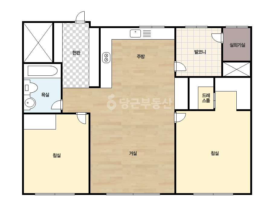 확장 평면도