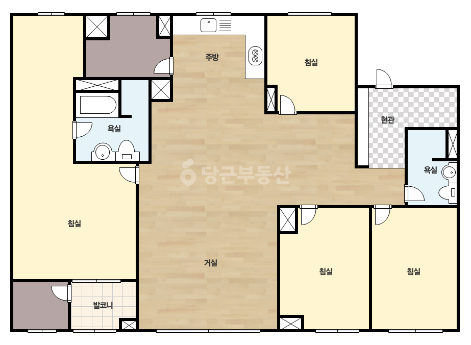 확장 평면도
