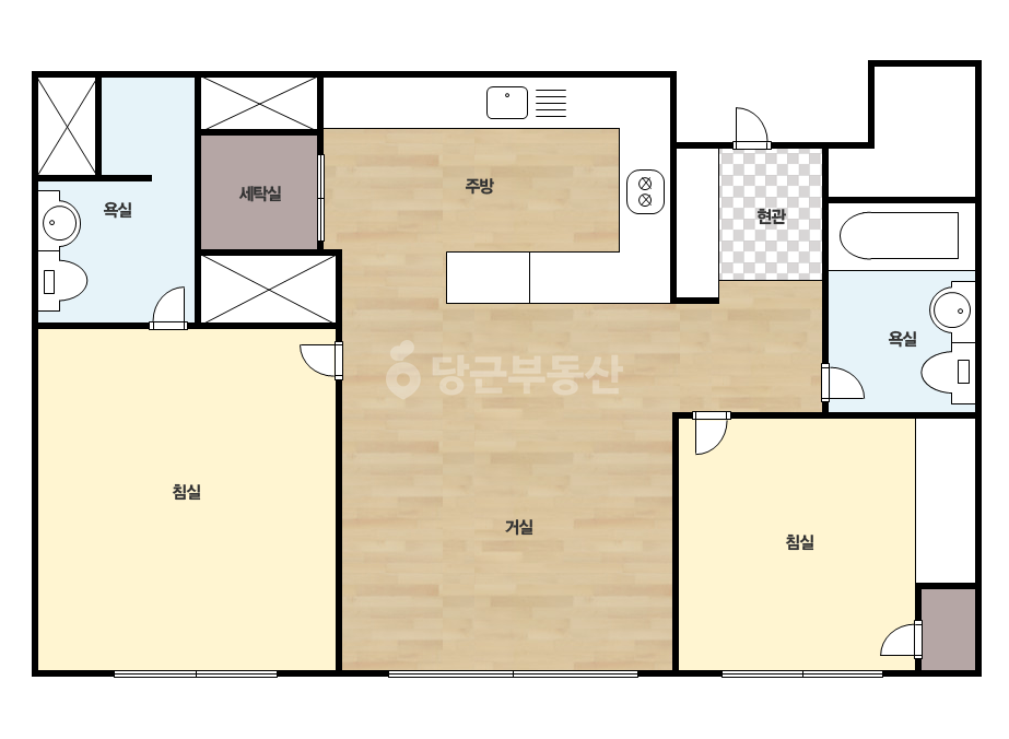 확장 평면도
