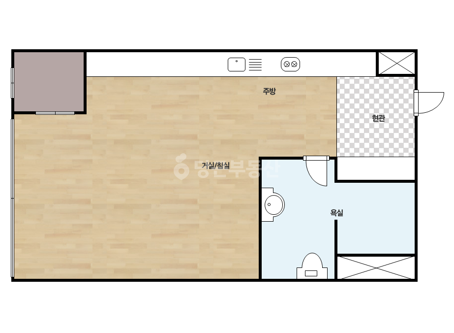 확장 평면도