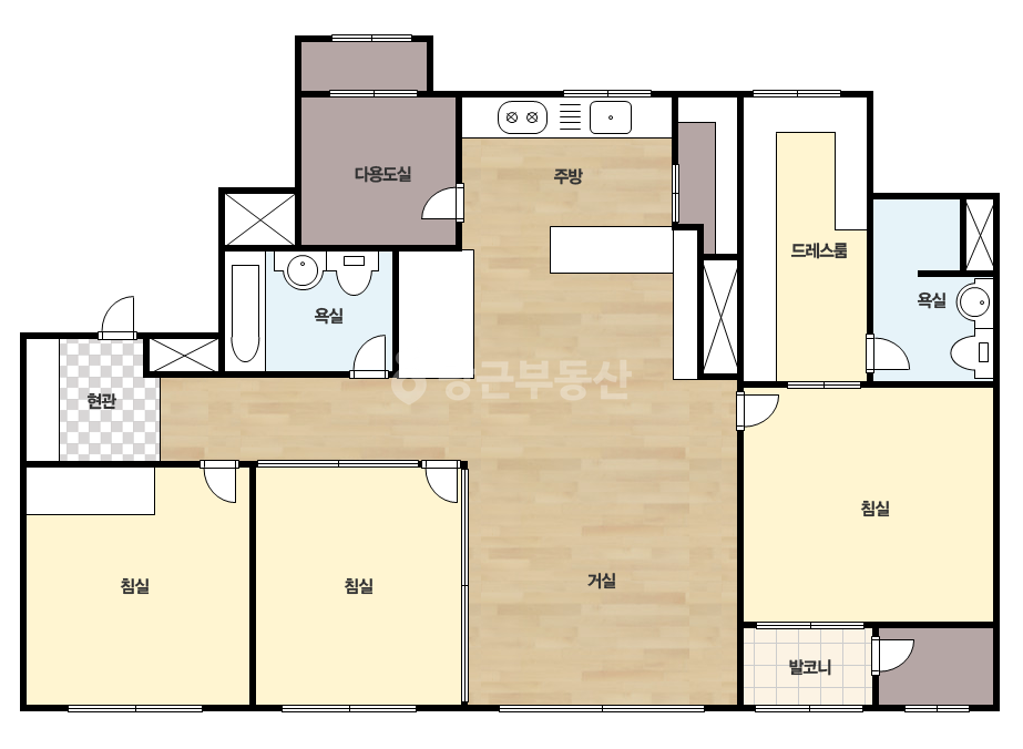 확장 평면도