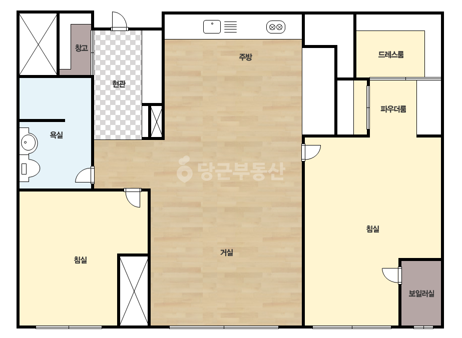 확장 평면도