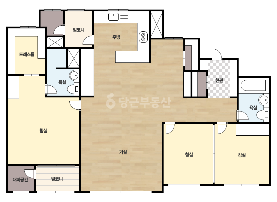 확장 평면도