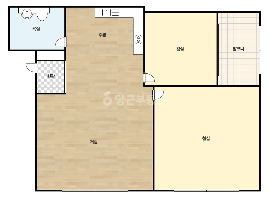 확장 평면도