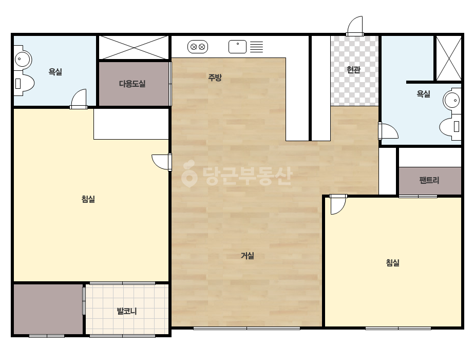 확장 평면도