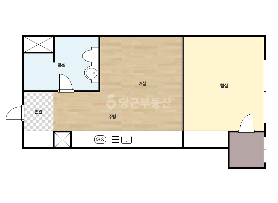 확장 평면도