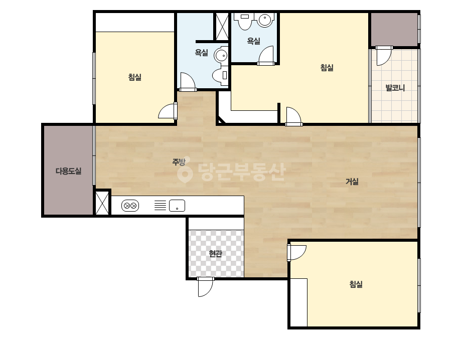 확장 평면도