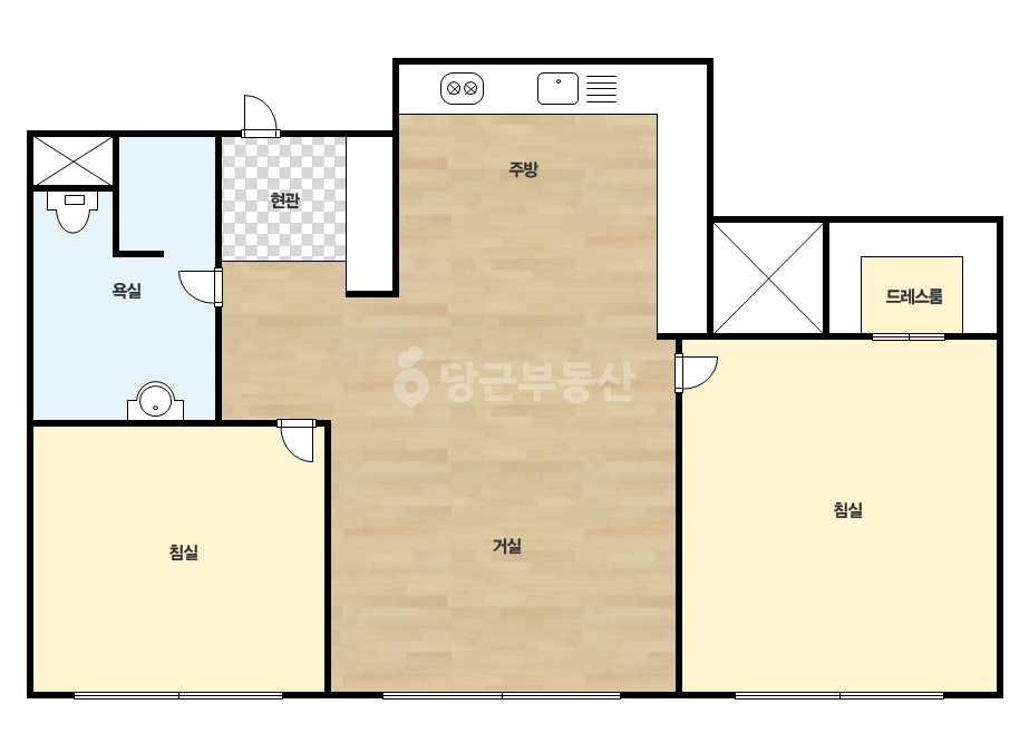확장 평면도