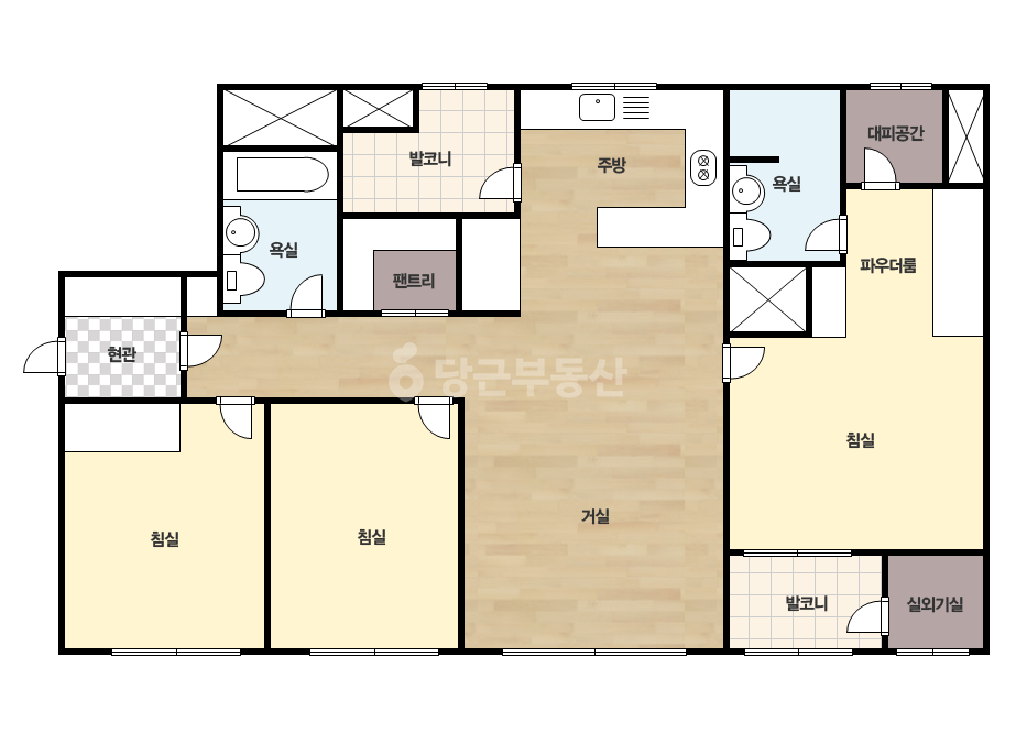 확장 평면도