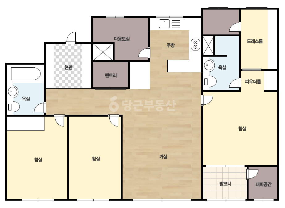 확장 평면도