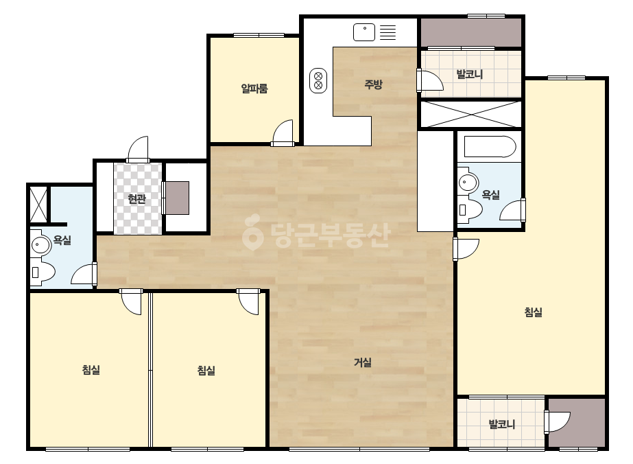 확장 평면도