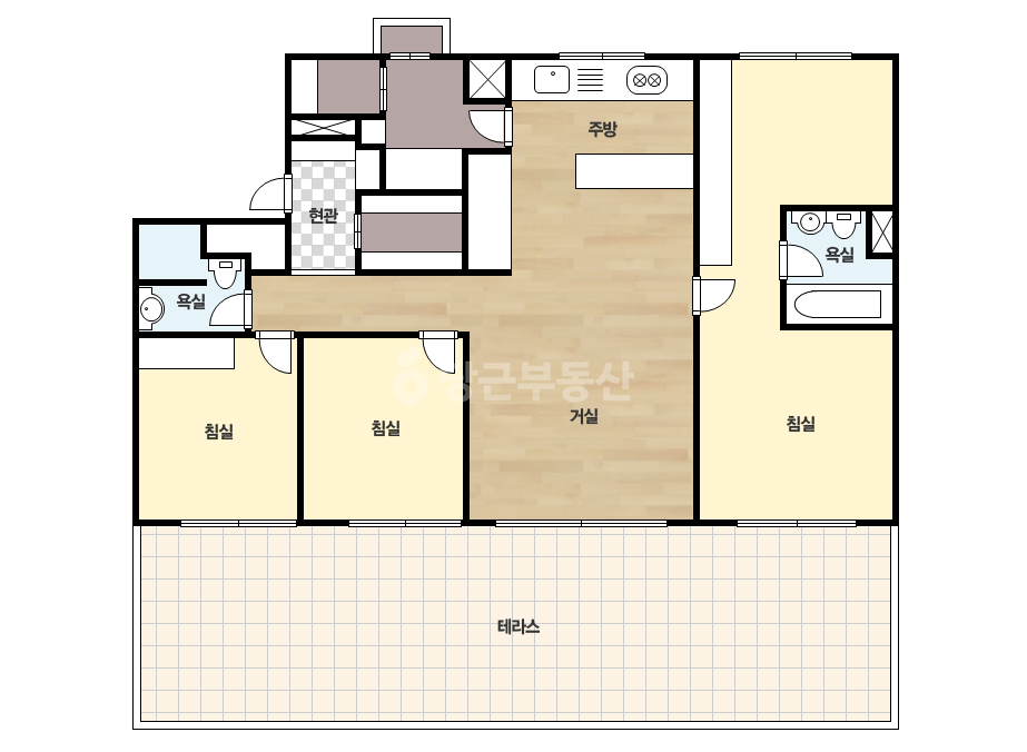 확장 평면도
