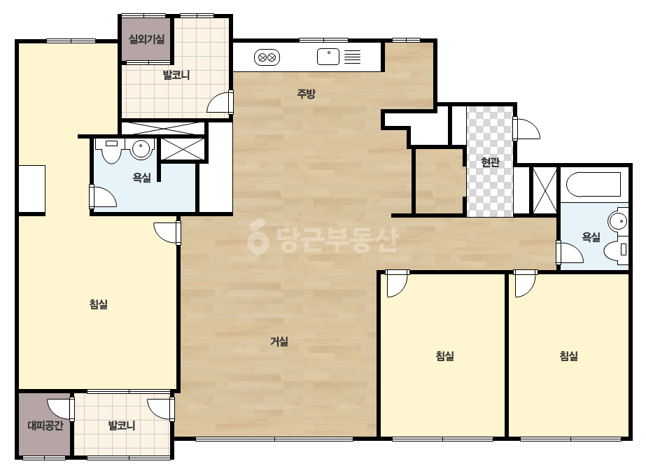 확장 평면도