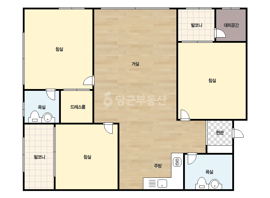 확장 평면도
