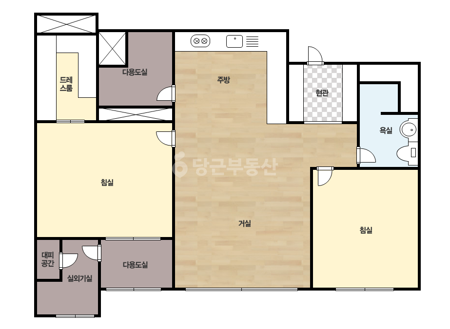 확장 평면도