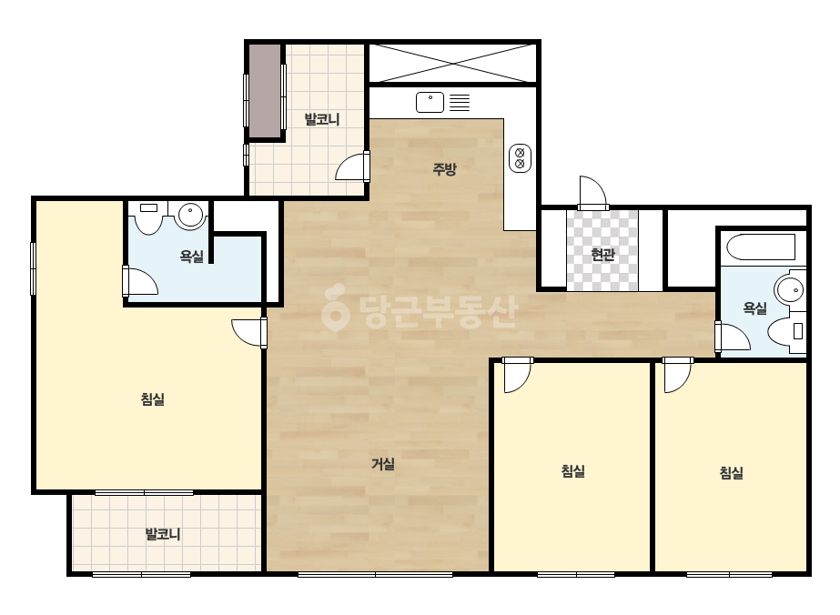 확장 평면도
