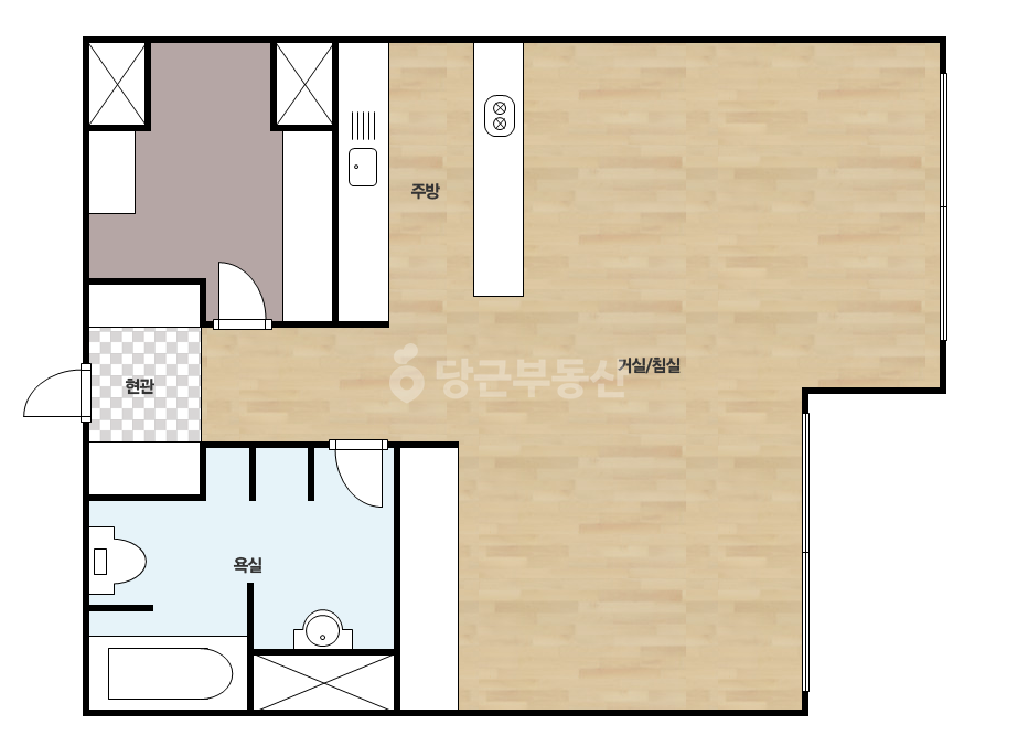 확장 평면도
