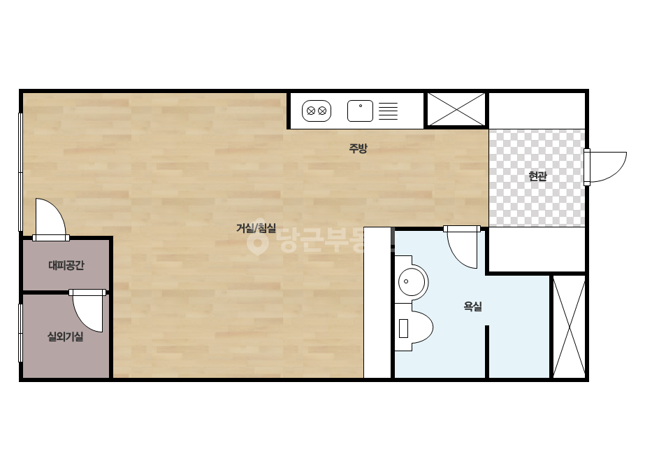 확장 평면도