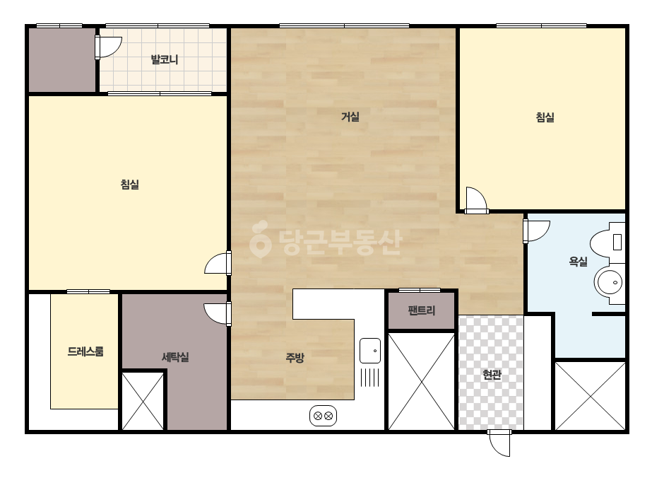 확장 평면도