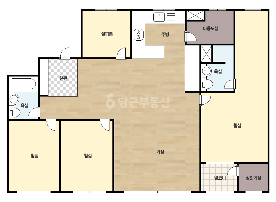 확장 평면도