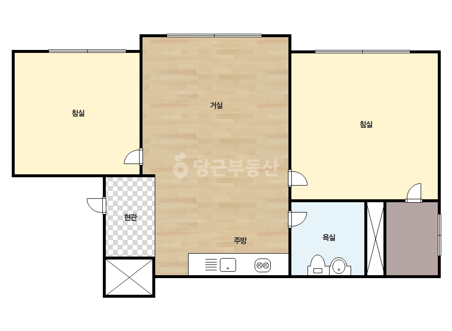 확장 평면도