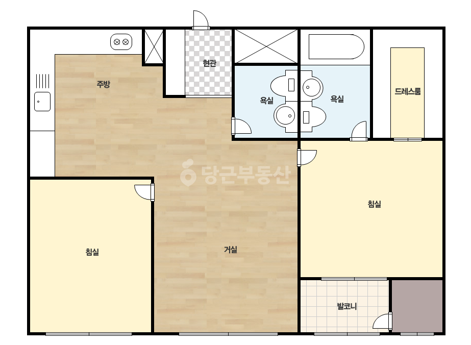 확장 평면도