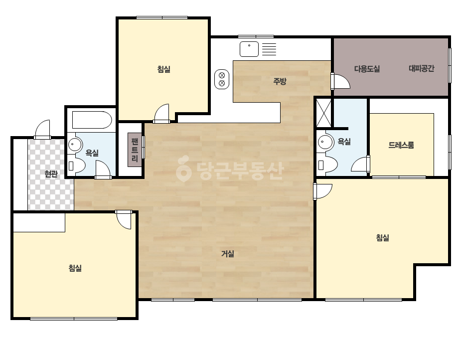 확장 평면도