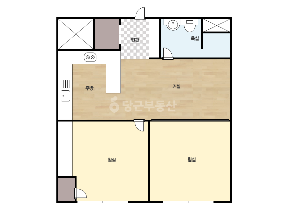 확장 평면도