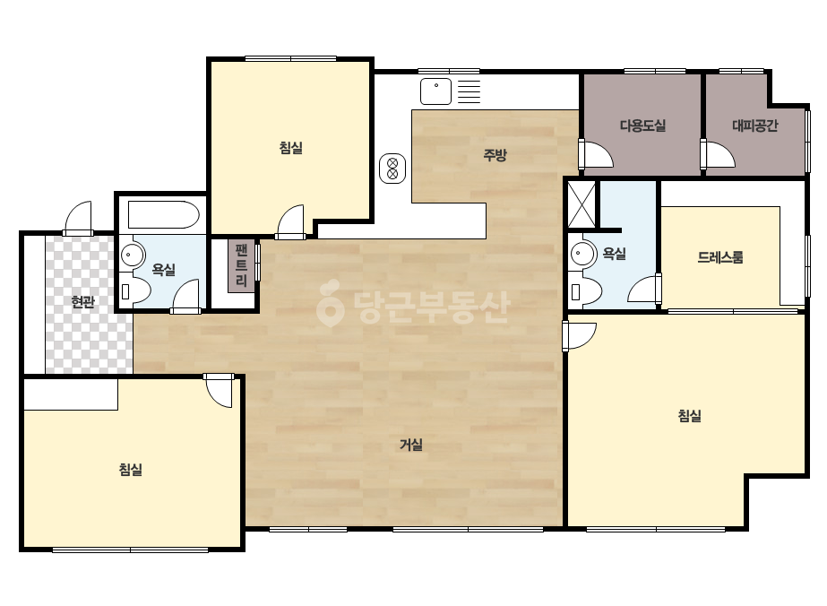 확장 평면도